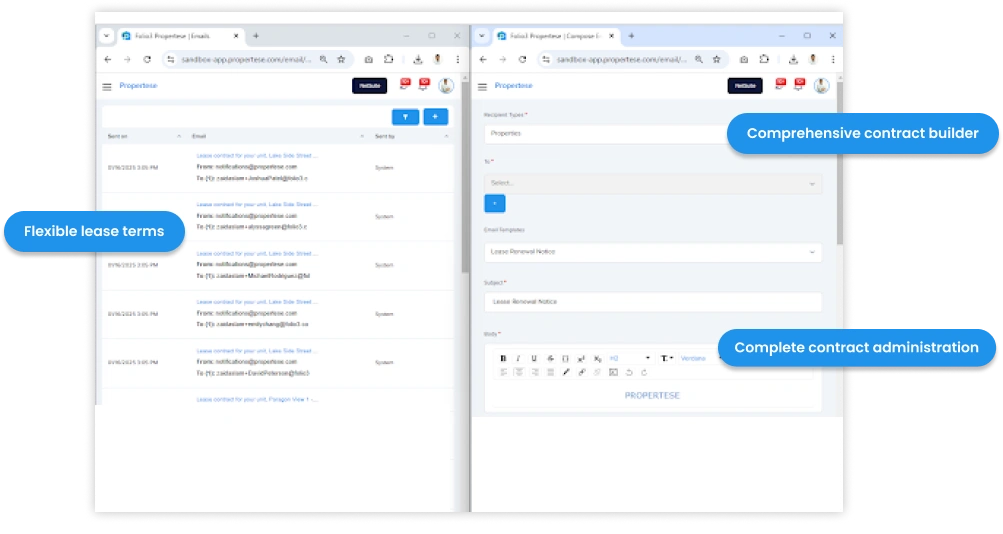 Contract creation and management
